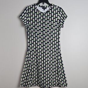 The Limited Black and‎ White A-Line Mini Dress